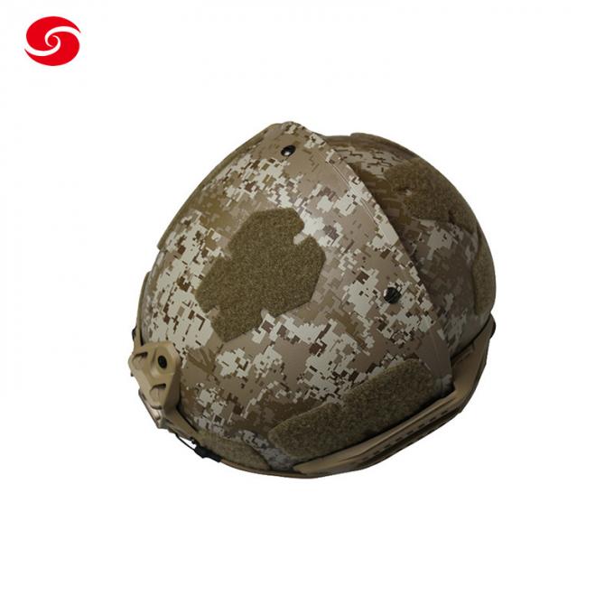 Camouflage Military Police Use Bulletproof Helmet Aramid Iiia Airframe Helmet