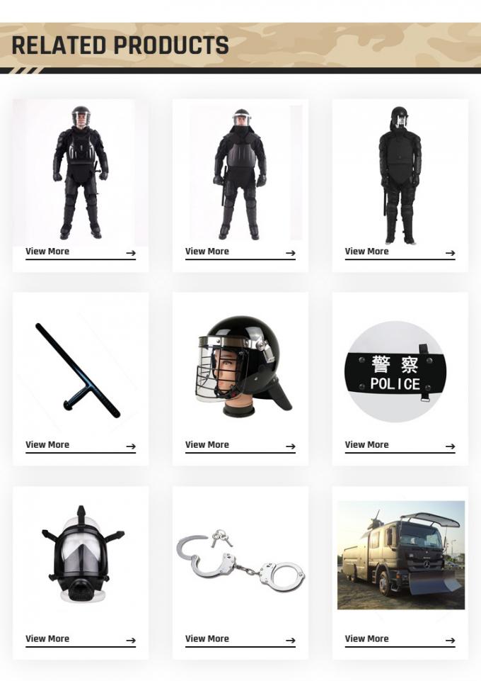 Customized Military Armor Riot Gear Full Body Armor Anti Riot Suit for Police