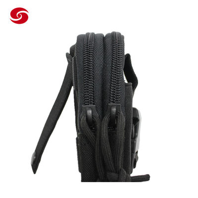                                  Black Police Military Tool Bag Army Tactical Pouch Outdoor Phone Bag             